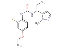 N-(4-ethoxy-2-fluorophenyl)-N'-[1-(1-methyl-1H-pyrazol-5-yl)propyl]urea