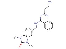5-({[2-(2-aminoethyl)-4-quinazolinyl]amino}methyl)-1,3-dimethyl-1,3-dihydro-2H-benzimidazol-2-one dihydrochloride