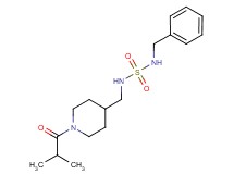 N-benzyl-N'-[(1-isobutyrylpiperidin-4-yl)methyl]sulfamide
