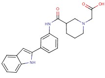 [3-({[3-(1H-indol-2-yl)phenyl]amino}carbonyl)piperidin-1-yl]acetic acid