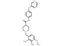 1-(4-methoxy-2,3-dimethylbenzyl)-N-[4-(3-pyridinyloxy)phenyl]-4-piperidinecarboxamide