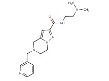 N-[2-(dimethylamino)ethyl]-5-(pyridin-3-ylmethyl)-4,5,6,7-tetrahydropyrazolo[1,5-a]pyrazine-2-carboxamide