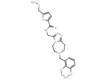 N-{[7-(2,3-dimethoxybenzyl)-6,7,8,9-tetrahydro-5H-[1,2,4]triazolo[4,3-d][1,4]diazepin-3-yl]methyl}-5-(methoxymethyl)-2-furamide