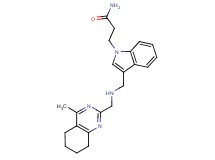 3-[3-({[(4-methyl-5,6,7,8-tetrahydroquinazolin-2-yl)methyl]amino}methyl)-1H-indol-1-yl]propanamide
