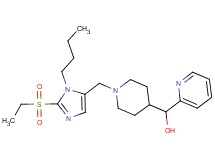 (1-{[1-butyl-2-(ethylsulfonyl)-1H-imidazol-5-yl]methyl}-4-piperidinyl)(2-pyridinyl)methanol