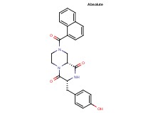 (3R,9aR)-3-(4-hydroxybenzyl)-8-(1-naphthoyl)tetrahydro-2H-pyrazino[1,2-a]pyrazine-1,4(3H,6H)-dione