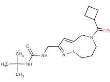 N-(tert-butyl)-N'-{[5-(cyclobutylcarbonyl)-5,6,7,8-tetrahydro-4H-pyrazolo[1,5-a][1,4]diazepin-2-yl]methyl}urea