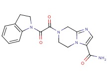 7-[2,3-dihydro-1H-indol-1-yl(oxo)acetyl]-5,6,7,8-tetrahydroimidazo[1,2-a]pyrazine-3-carboxamide