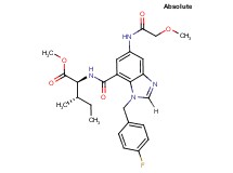 methyl N-({1-(4-fluorobenzyl)-5-[(methoxyacetyl)amino]-1H-benzimidazol-7-yl}carbonyl)-L-isoleucinate
