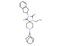 8-(2-adamantyl)-3-(2,3-dihydro-1H-inden-2-yl)-1-ethyl-1,3,8-triazaspiro[4.5]decane-2,4-dione