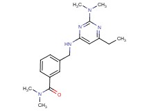 3-({[2-(dimethylamino)-6-ethylpyrimidin-4-yl]amino}methyl)-N,N-dimethylbenzamide