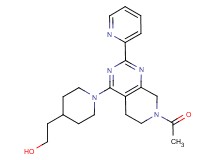 2-[1-(7-acetyl-2-pyridin-2-yl-5,6,7,8-tetrahydropyrido[3,4-d]pyrimidin-4-yl)piperidin-4-yl]ethanol