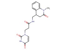 3-(2,4-dioxo-3,4-dihydropyrimidin-1(2H)-yl)-N-[(1-methyl-2-oxo-1,2,3,4-tetrahydroquinolin-4-yl)methyl]propanamide