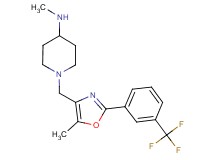 N-methyl-1-({5-methyl-2-[3-(trifluoromethyl)phenyl]-1,3-oxazol-4-yl}methyl)-4-piperidinamine dihydrochloride