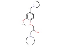1-azepan-1-yl-3-[2-methoxy-4-(pyrrolidin-1-ylmethyl)phenoxy]propan-2-ol