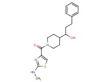1-(1-{[2-(methylamino)-1,3-thiazol-4-yl]carbonyl}-4-piperidinyl)-3-phenyl-1-propanol