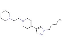 4-(1-butyl-1H-pyrazol-4-yl)-1-(2-piperidin-1-ylethyl)-1,2,3,6-tetrahydropyridine