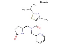 2-isopropyl-4-methyl-N-{[(2S)-5-oxopyrrolidin-2-yl]methyl}-N-(pyridin-2-ylmethyl)-1,3-thiazole-5-carboxamide