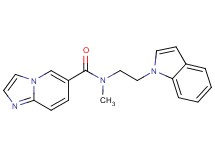 N-[2-(1H-indol-1-yl)ethyl]-N-methylimidazo[1,2-a]pyridine-6-carboxamide