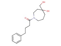 4-(hydroxymethyl)-1-(4-phenylbutanoyl)-4-azepanol