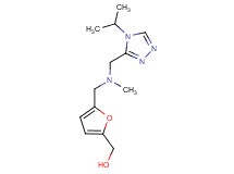 (5-{[[(4-isopropyl-4H-1,2,4-triazol-3-yl)methyl](methyl)amino]methyl}-2-furyl)methanol