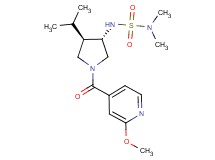 N'-[(3S*,4R*)-4-isopropyl-1-(2-methoxyisonicotinoyl)pyrrolidin-3-yl]-N,N-dimethylsulfamide