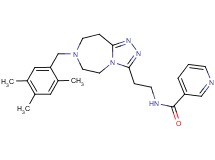 N-{2-[7-(2,4,5-trimethylbenzyl)-6,7,8,9-tetrahydro-5H-[1,2,4]triazolo[4,3-d][1,4]diazepin-3-yl]ethyl}nicotinamide