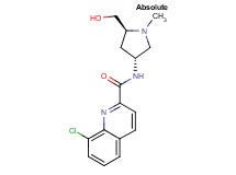 8-chloro-N-[(3R,5S)-5-(hydroxymethyl)-1-methylpyrrolidin-3-yl]quinoline-2-carboxamide