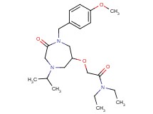 N,N-diethyl-2-{[4-isopropyl-1-(4-methoxybenzyl)-2-oxo-1,4-diazepan-6-yl]oxy}acetamide