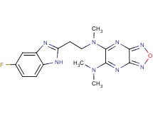 N-[2-(5-fluoro-1H-benzimidazol-2-yl)ethyl]-N,N',N'-trimethyl[1,2,5]oxadiazolo[3,4-b]pyrazine-5,6-diamine