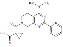 1-{[4-(dimethylamino)-2-pyridin-2-yl-5,8-dihydropyrido[3,4-d]pyrimidin-7(6H)-yl]carbonyl}cyclopropanecarboxamide