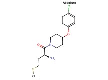 (2S)-1-[4-(4-chlorophenoxy)-1-piperidinyl]-4-(methylthio)-1-oxo-2-butanamine
