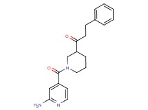 1-[1-(2-aminoisonicotinoyl)-3-piperidinyl]-3-phenyl-1-propanone