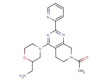 1-[4-(7-acetyl-2-pyridin-2-yl-5,6,7,8-tetrahydropyrido[3,4-d]pyrimidin-4-yl)morpholin-2-yl]methanamine