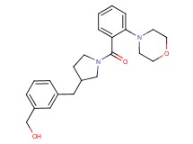 (3-{[1-(2-morpholin-4-ylbenzoyl)pyrrolidin-3-yl]methyl}phenyl)methanol