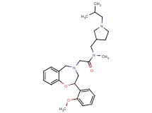 N-[(1-isobutyl-3-pyrrolidinyl)methyl]-2-[2-(2-methoxyphenyl)-2,3-dihydro-1,4-benzoxazepin-4(5H)-yl]-N-methylacetamide