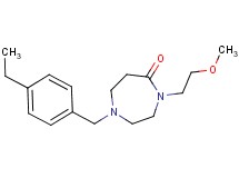 1-(4-ethylbenzyl)-4-(2-methoxyethyl)-1,4-diazepan-5-one