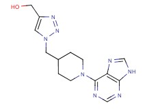 (1-{[1-(9H-purin-6-yl)piperidin-4-yl]methyl}-1H-1,2,3-triazol-4-yl)methanol