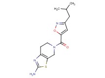 5-[(3-isobutyl-5-isoxazolyl)carbonyl]-4,5,6,7-tetrahydro[1,3]thiazolo[5,4-c]pyridin-2-amine