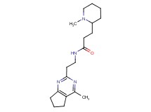 N-[2-(4-methyl-6,7-dihydro-5H-cyclopenta[d]pyrimidin-2-yl)ethyl]-3-(1-methyl-2-piperidinyl)propanamide