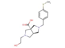 (3aS*,6aS*)-2-(2-hydroxyethyl)-5-[4-(methylthio)benzyl]hexahydropyrrolo[3,4-c]pyrrole-3a(1H)-carboxylic acid