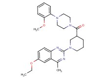 6-ethoxy-2-(3-{[4-(2-methoxyphenyl)-1-piperazinyl]carbonyl}-1-piperidinyl)-4-methylquinazoline