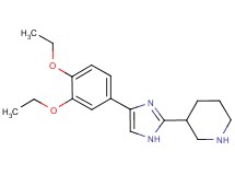3-[4-(3,4-diethoxyphenyl)-1H-imidazol-2-yl]piperidine