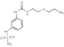 N-{3-[({[2-(propylthio)ethyl]amino}carbonyl)amino]phenyl}methanesulfonamide