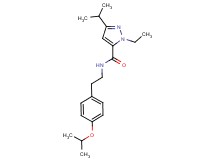 1-ethyl-N-[2-(4-isopropoxyphenyl)ethyl]-3-isopropyl-1H-pyrazole-5-carboxamide
