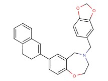 4-(1,3-benzodioxol-5-ylmethyl)-7-(3,4-dihydro-2-naphthalenyl)-2,3,4,5-tetrahydro-1,4-benzoxazepine