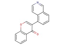 3-(5-isoquinolinyl)-4H-chromen-4-one trifluoroacetate