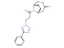(1S*,6R*)-9-[3-(5-phenyl-2H-tetrazol-2-yl)propanoyl]-3,9-diazabicyclo[4.2.1]nonan-4-one