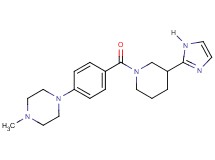 1-(4-{[3-(1H-imidazol-2-yl)-1-piperidinyl]carbonyl}phenyl)-4-methylpiperazine