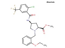 methyl (4S)-4-{[2-chloro-5-(trifluoromethyl)benzoyl]amino}-1-(2-ethoxybenzyl)-L-prolinate